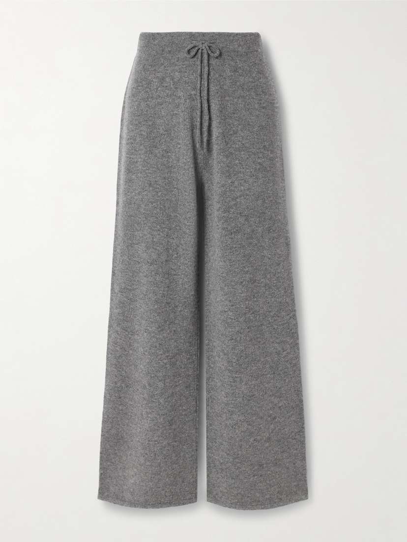 Theory Merino Wool-blend Track Pants