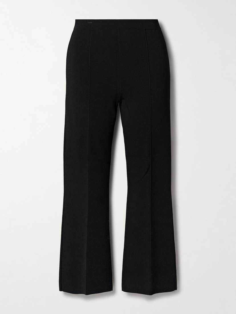 Theory Cropped Knitted Flared Pants