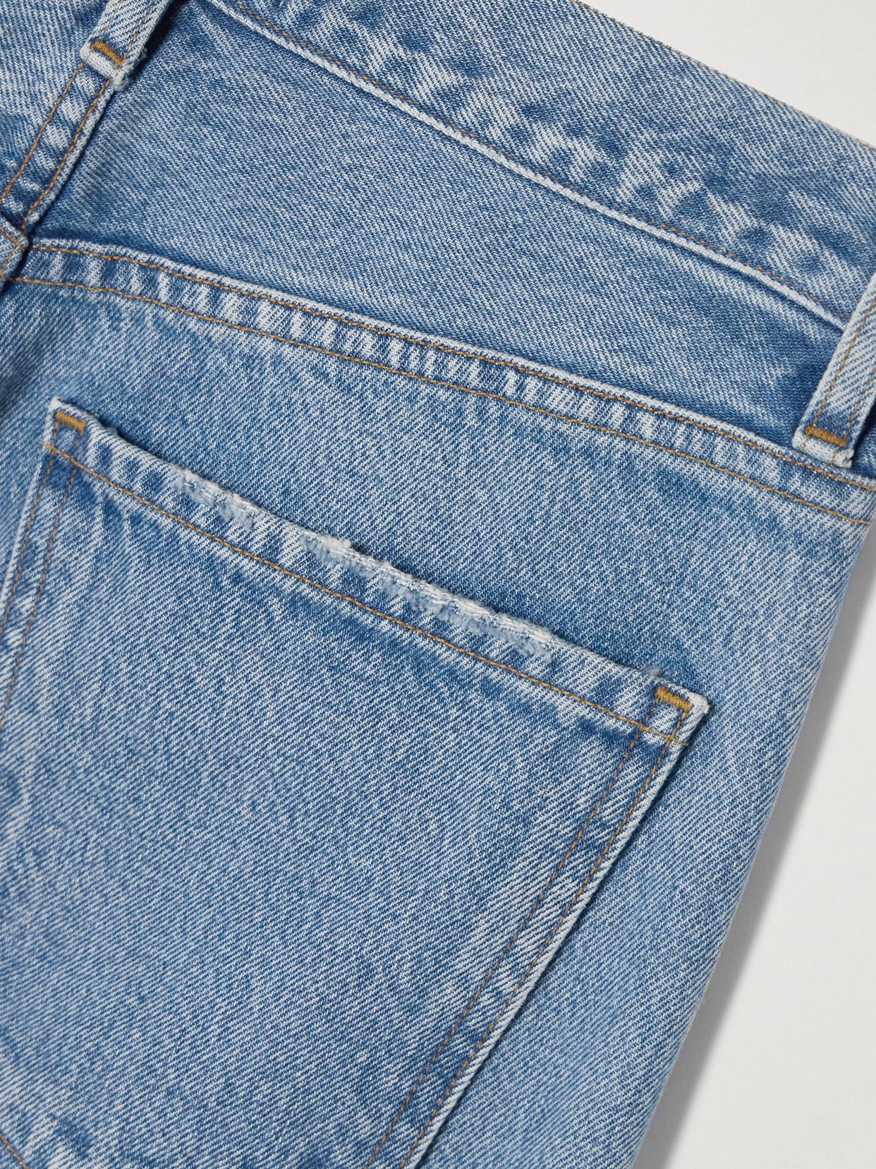 Agolde Clara Wide-leg Jeans In Blue