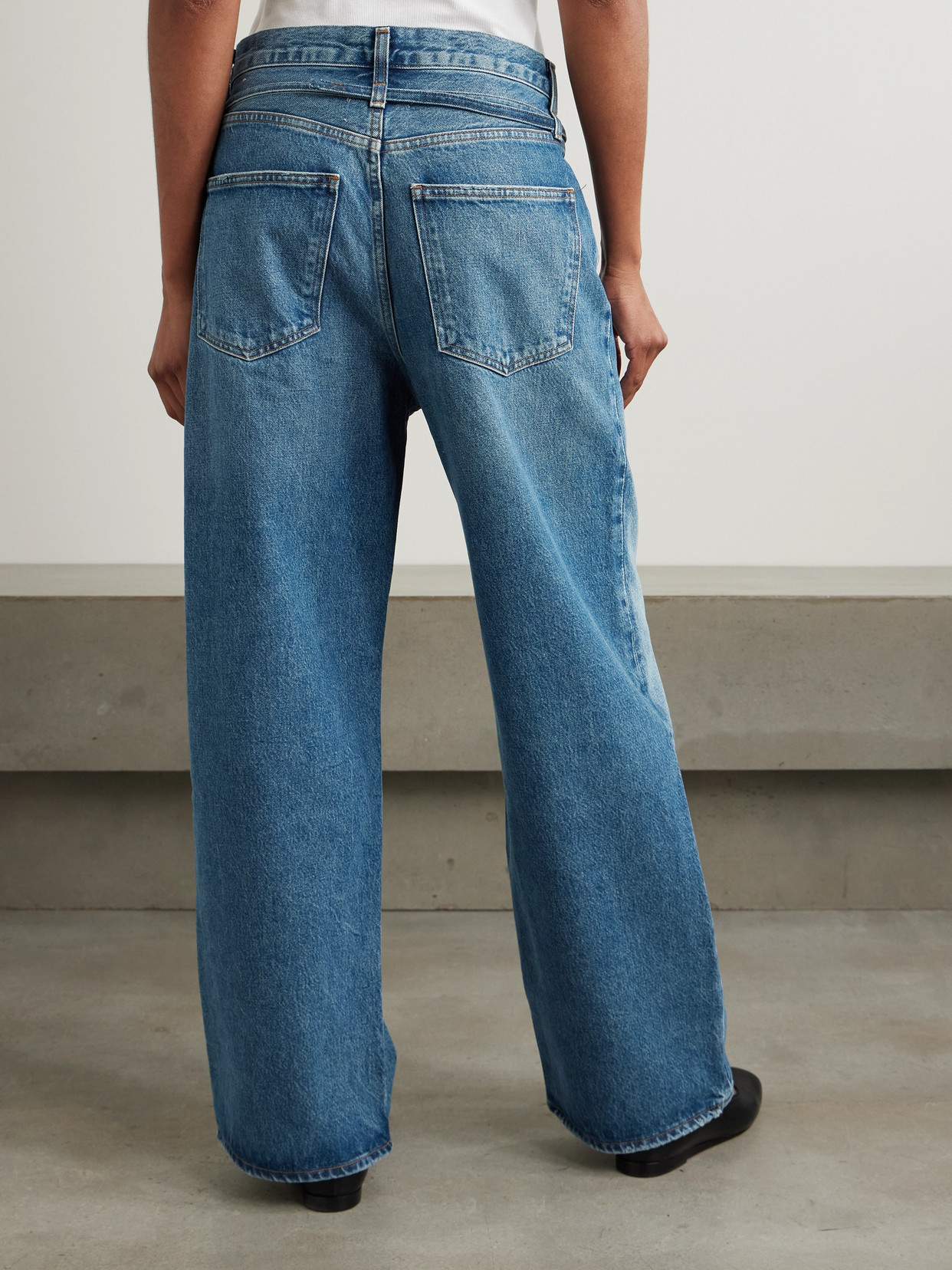 Emmi Belted High-Rise Wide- Leg