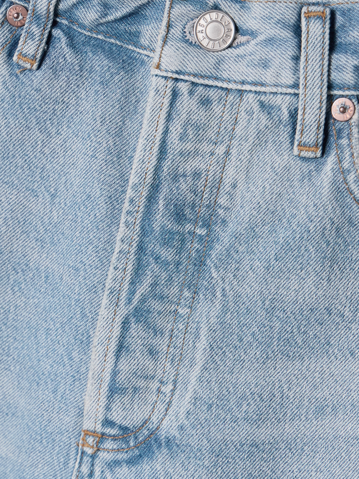 AGOLDE DAME DENIM SHORTS