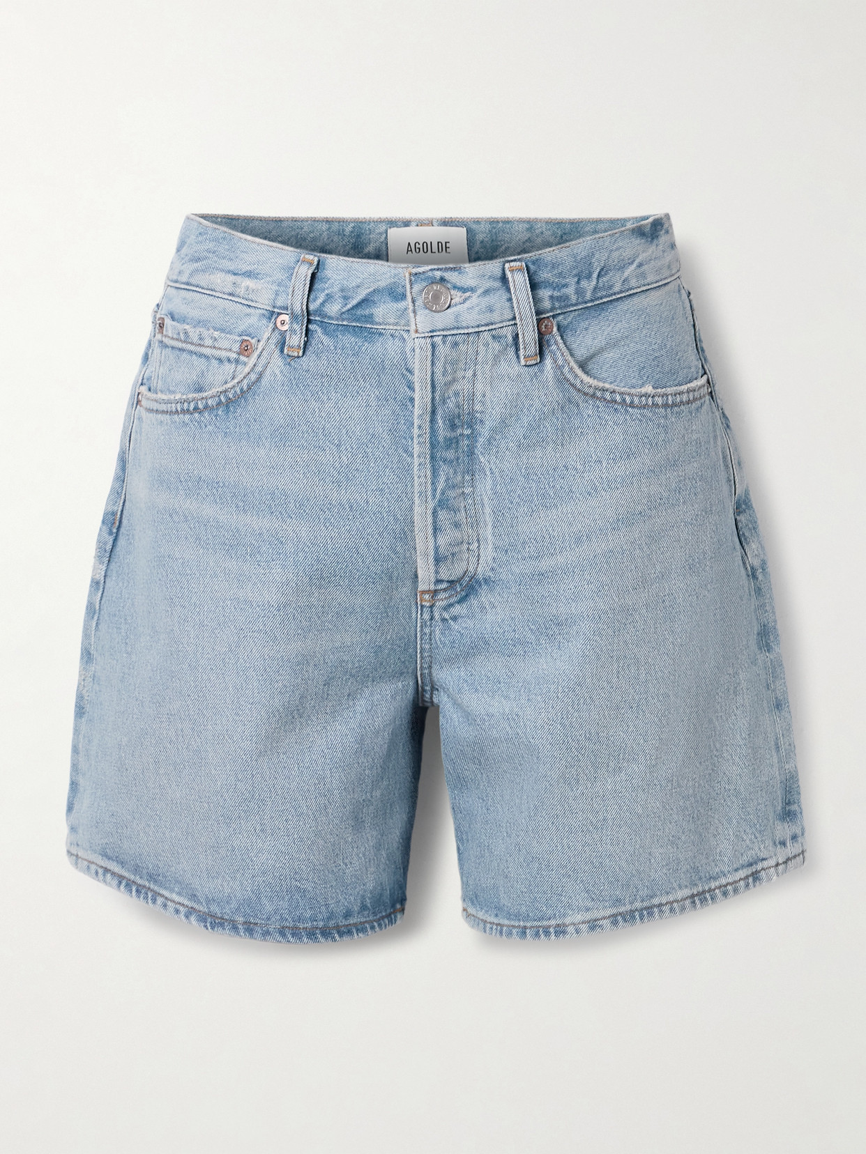 AGOLDE - Dame Denim Shorts - Blue