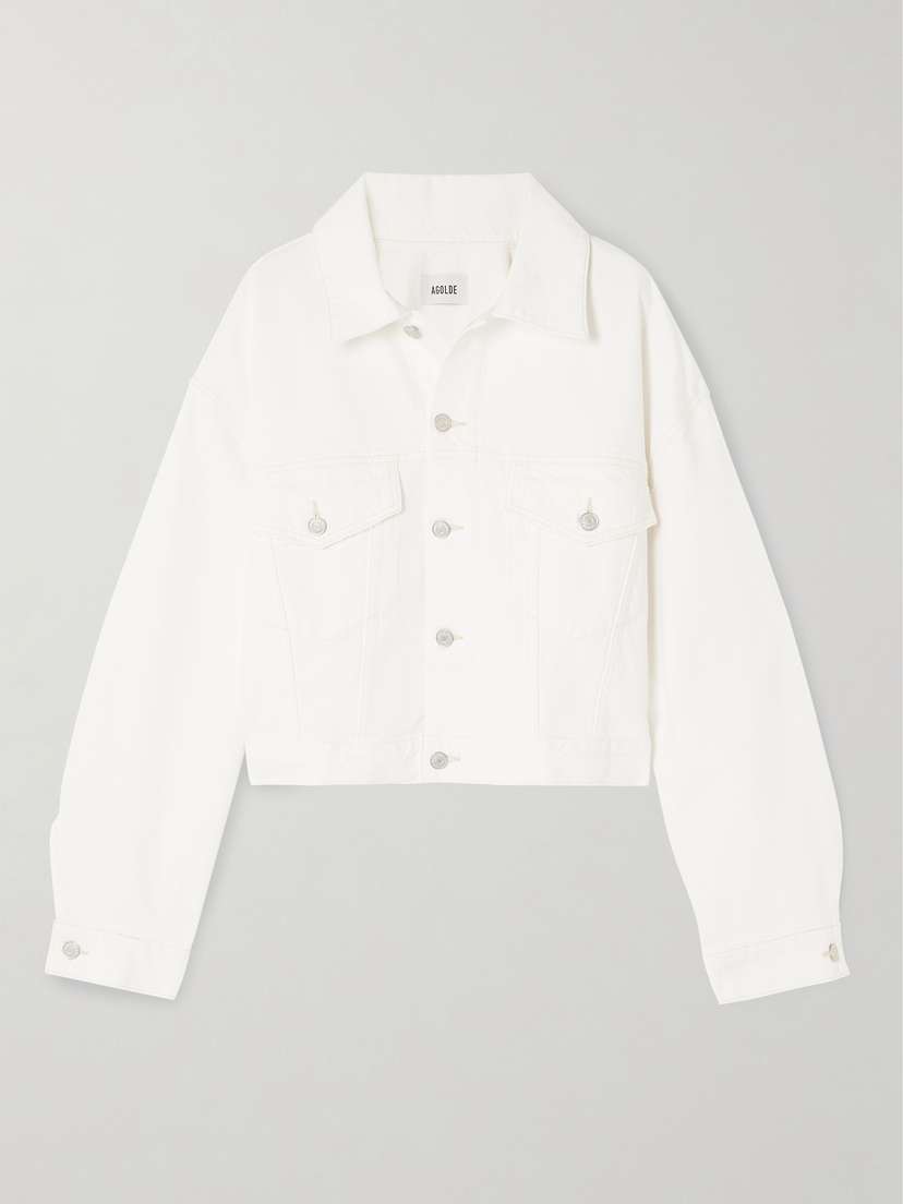 AGOLDE Palmer Cropped Recycled-denim Jacket