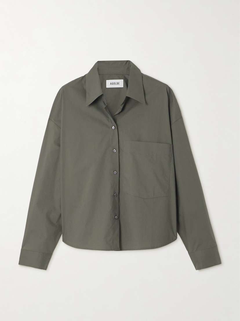 AGOLDE Naya Cotton-poplin Shirt