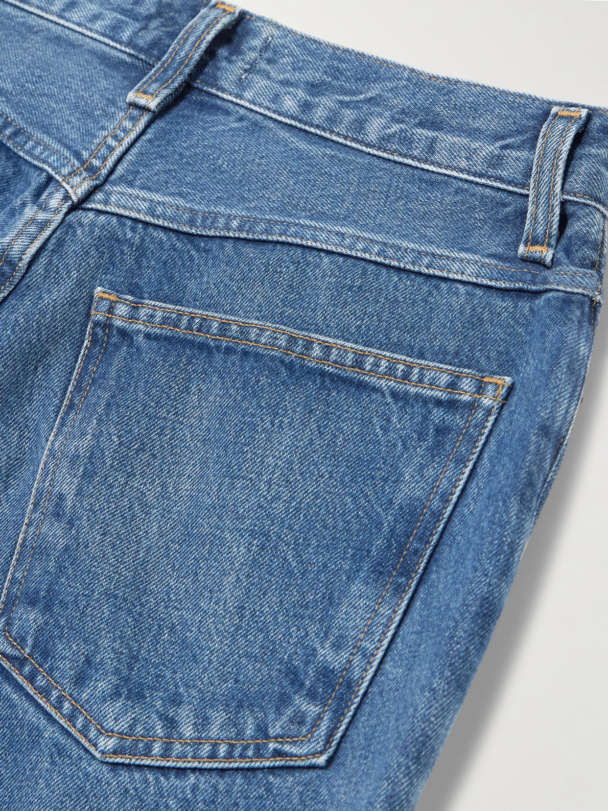 Agolde Leena High-rise Bootcut Jeans In Blue