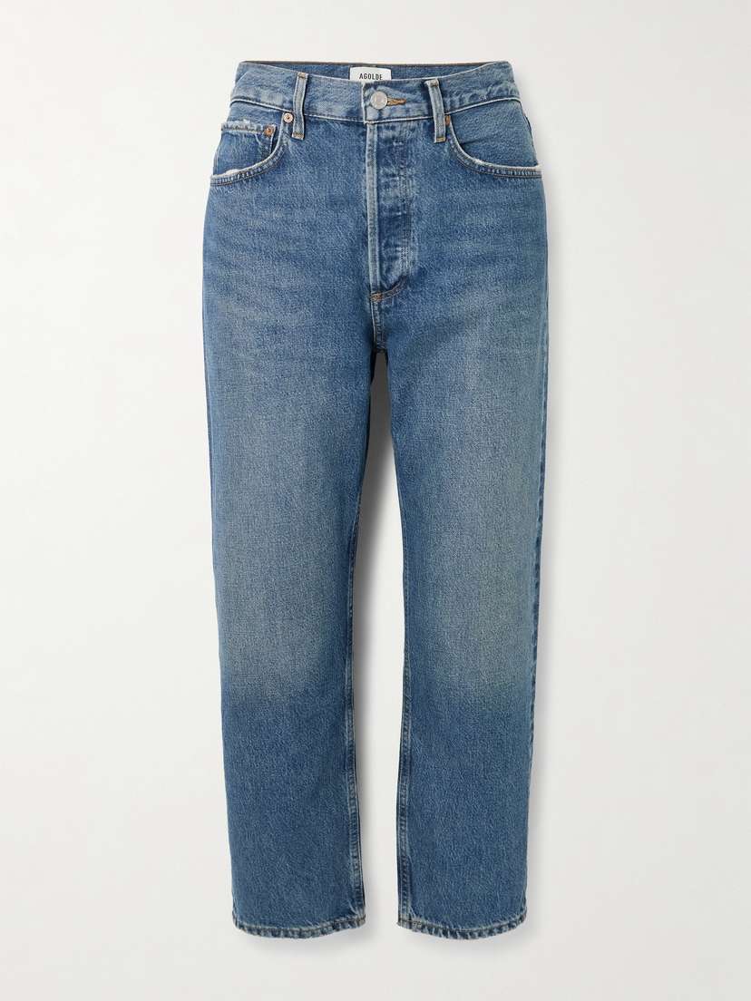 AGOLDE '90s Crop Mid-rise Straight-leg Jeans