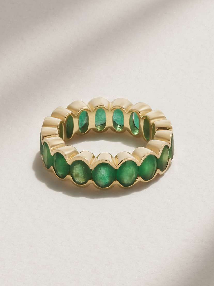 KOLOURS JEWELRY 14-karat Gold Emerald Ring