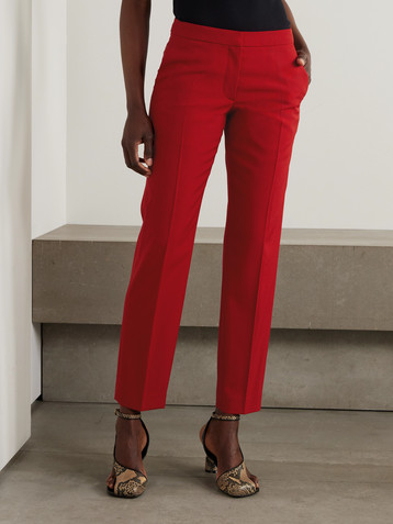 Dries Van Noten Wool straight-leg pants