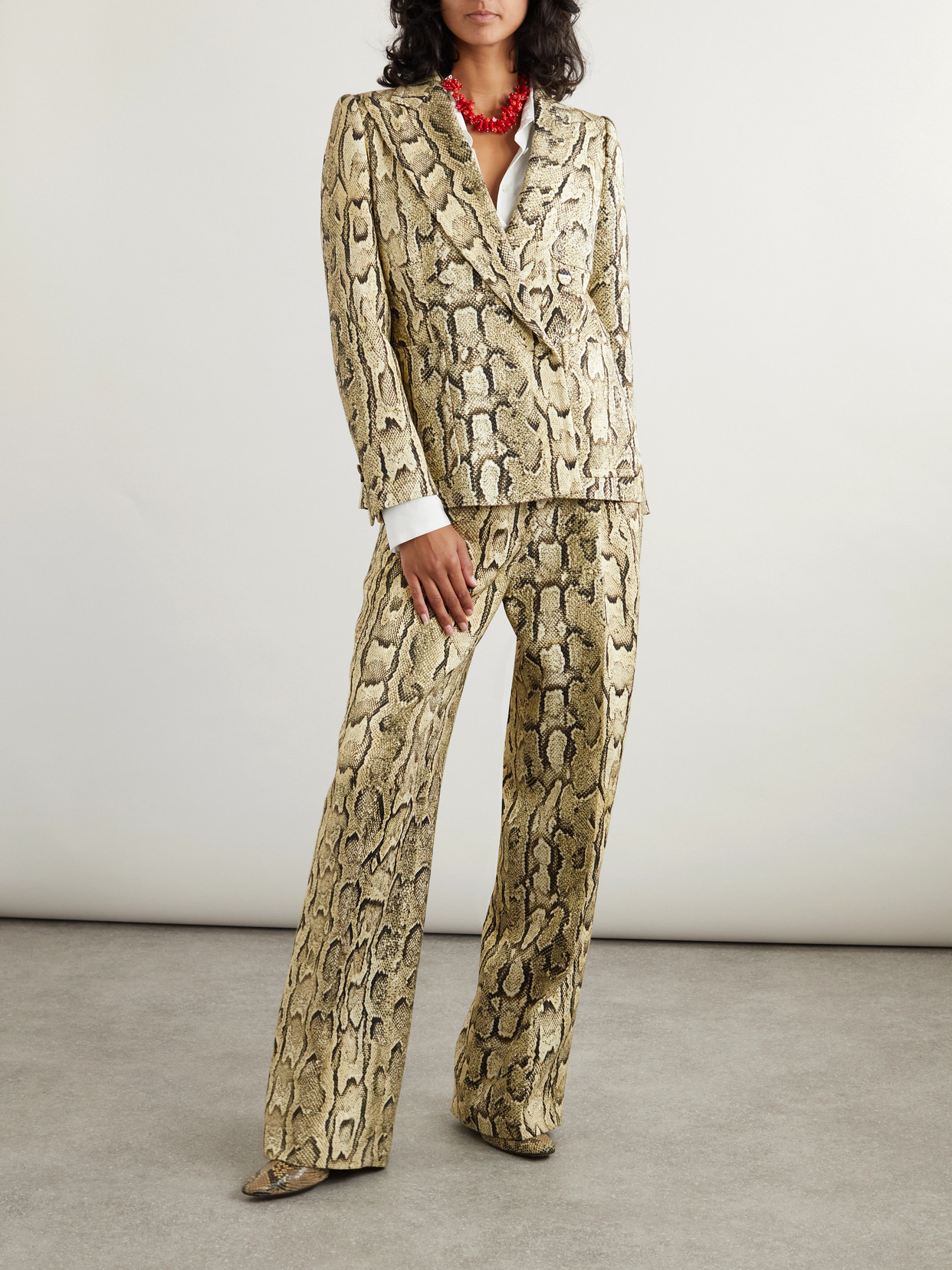 Dries Van Noten 1417 W.w. Jacket In Neutral