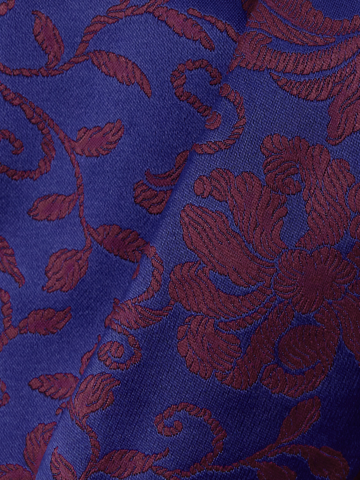 Wrap-Effect Satin-Jacquard Midi