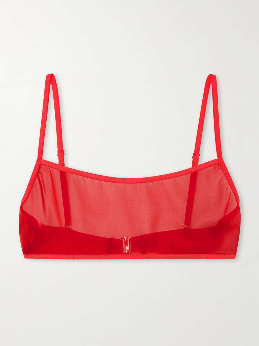 Dries Van Noten Stretch-silk Bralette