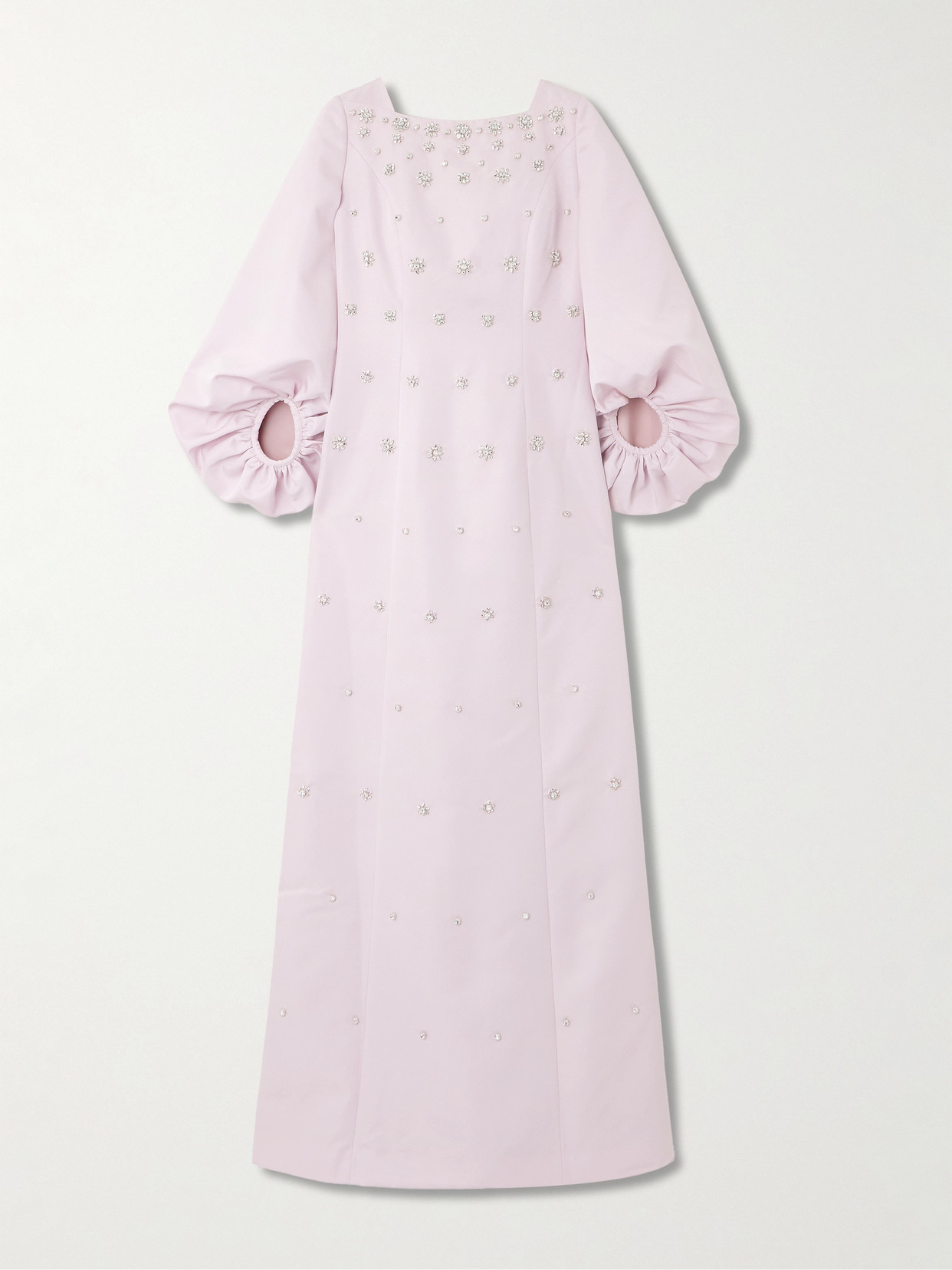 Huishan Zhang Womens Salma Puffed-short-sleeves Woven Gown Rose In Pink
