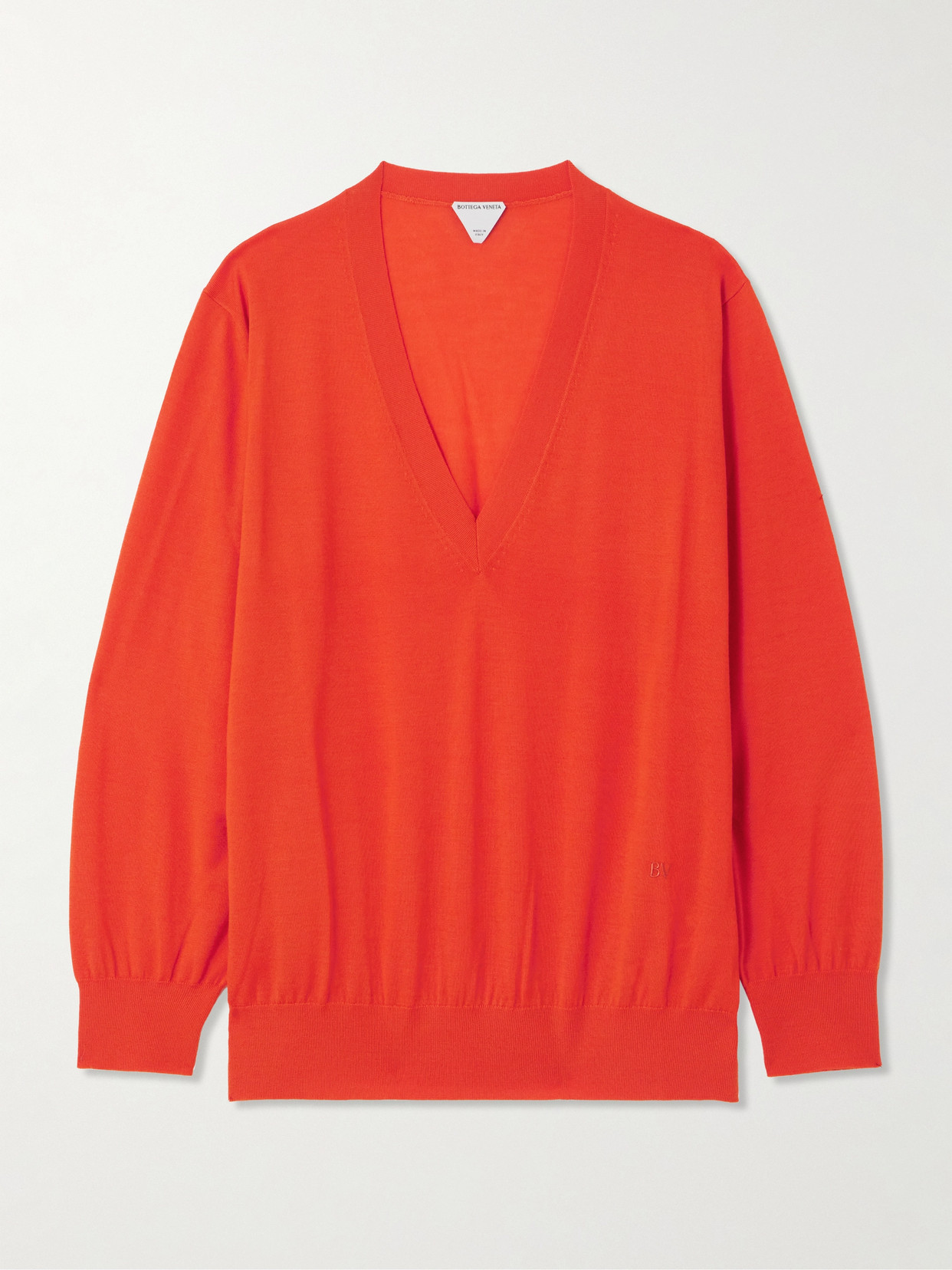 Shop Bottega Veneta Cashmere Sweater In Red