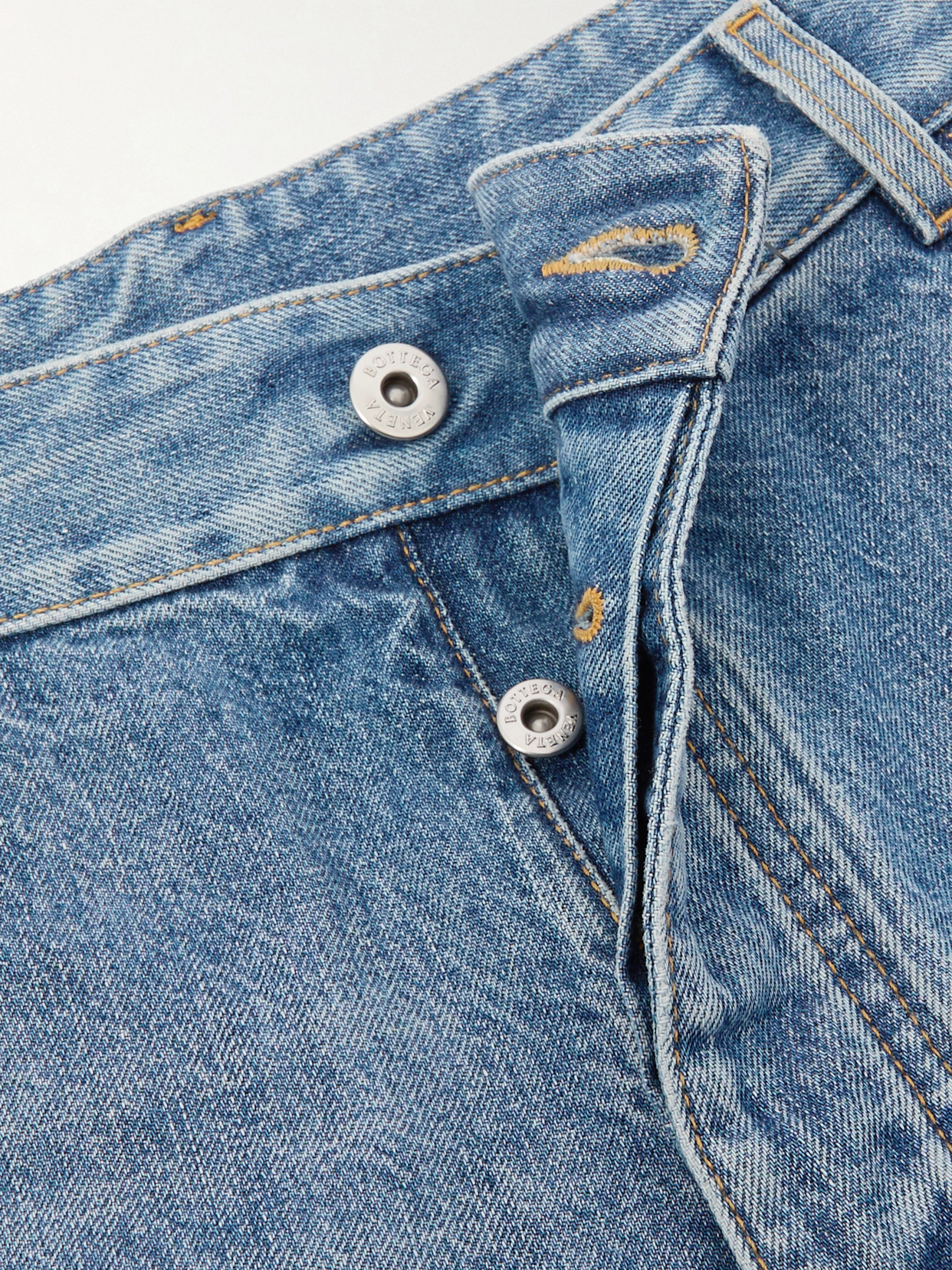 Cropped High-Rise Straight-Leg Jeans