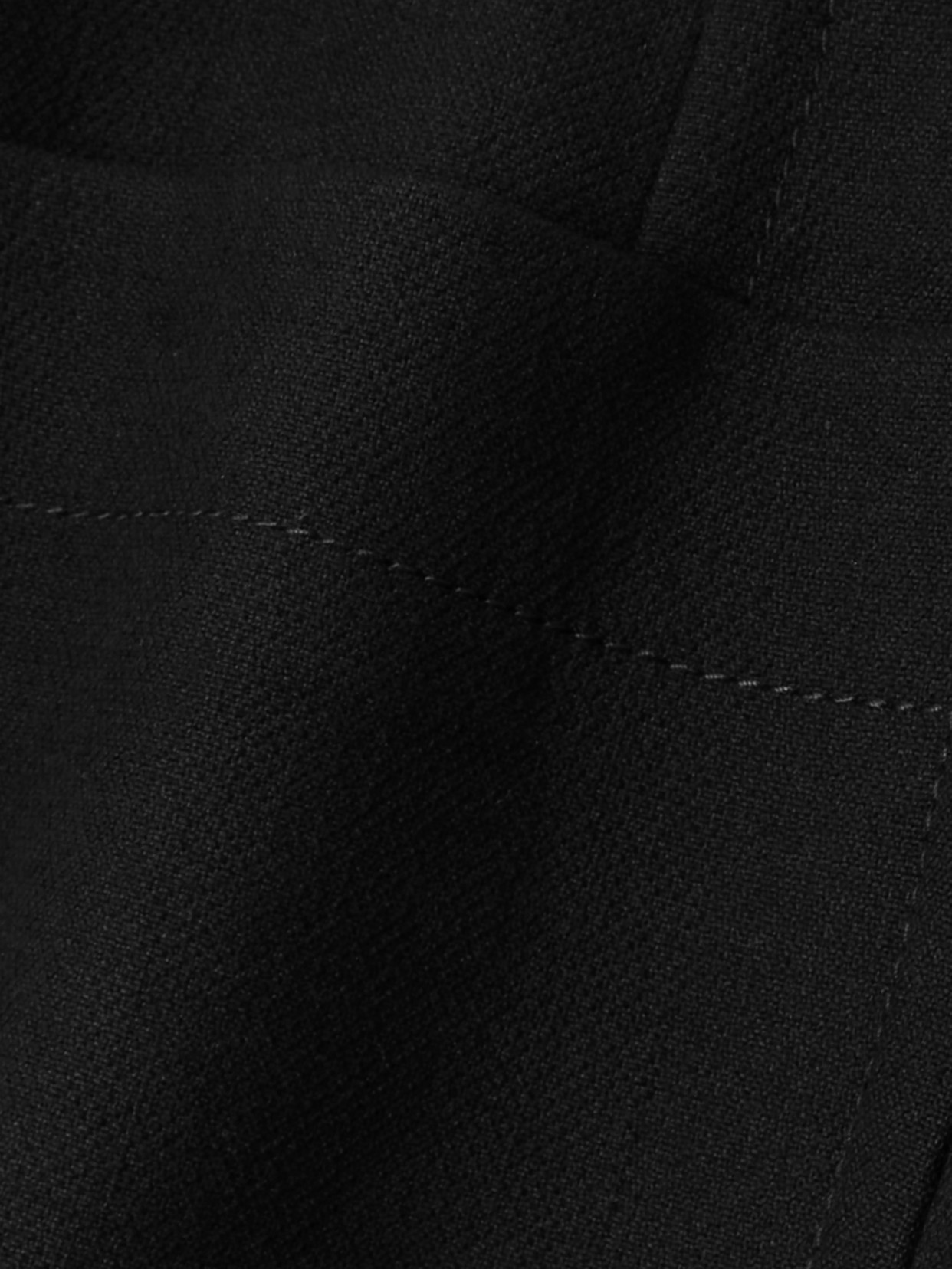 Shop Bottega Veneta Cotton-blend Mini Skirt In Black