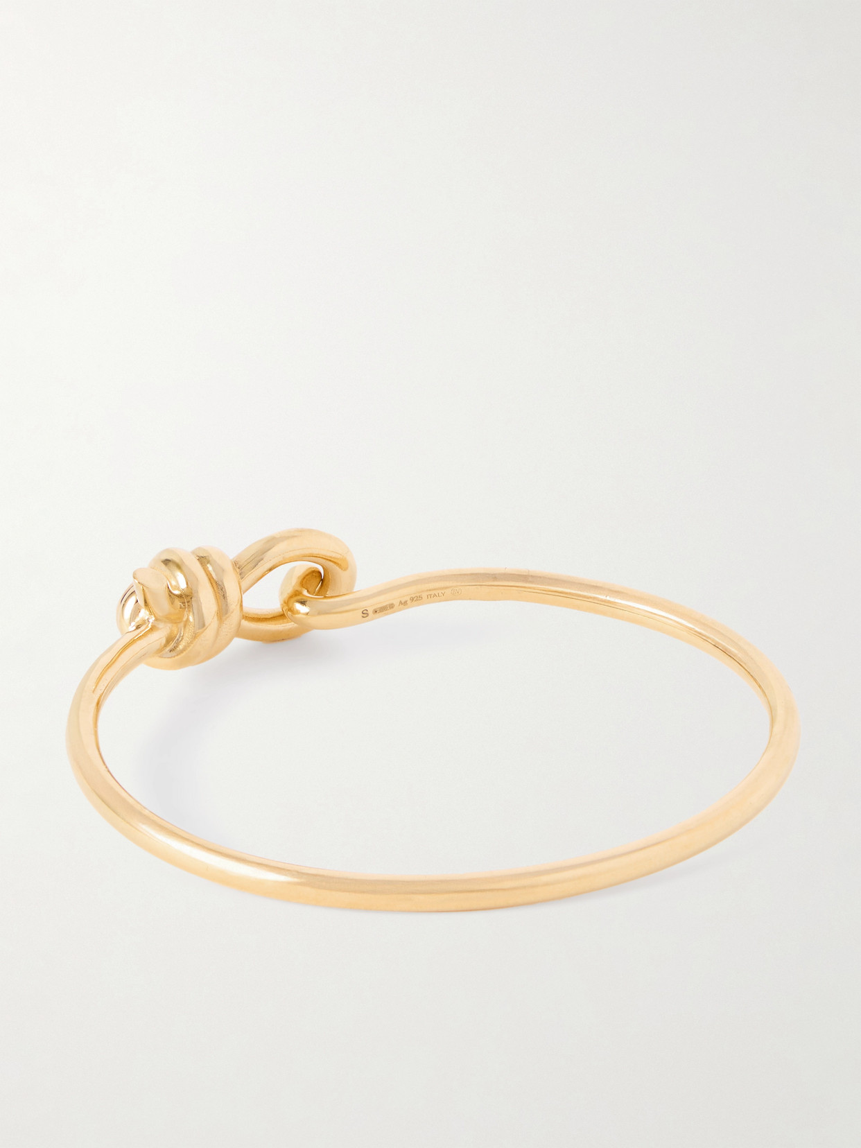 Bottega Veneta Gold-plated Silver Bracelet In Gold