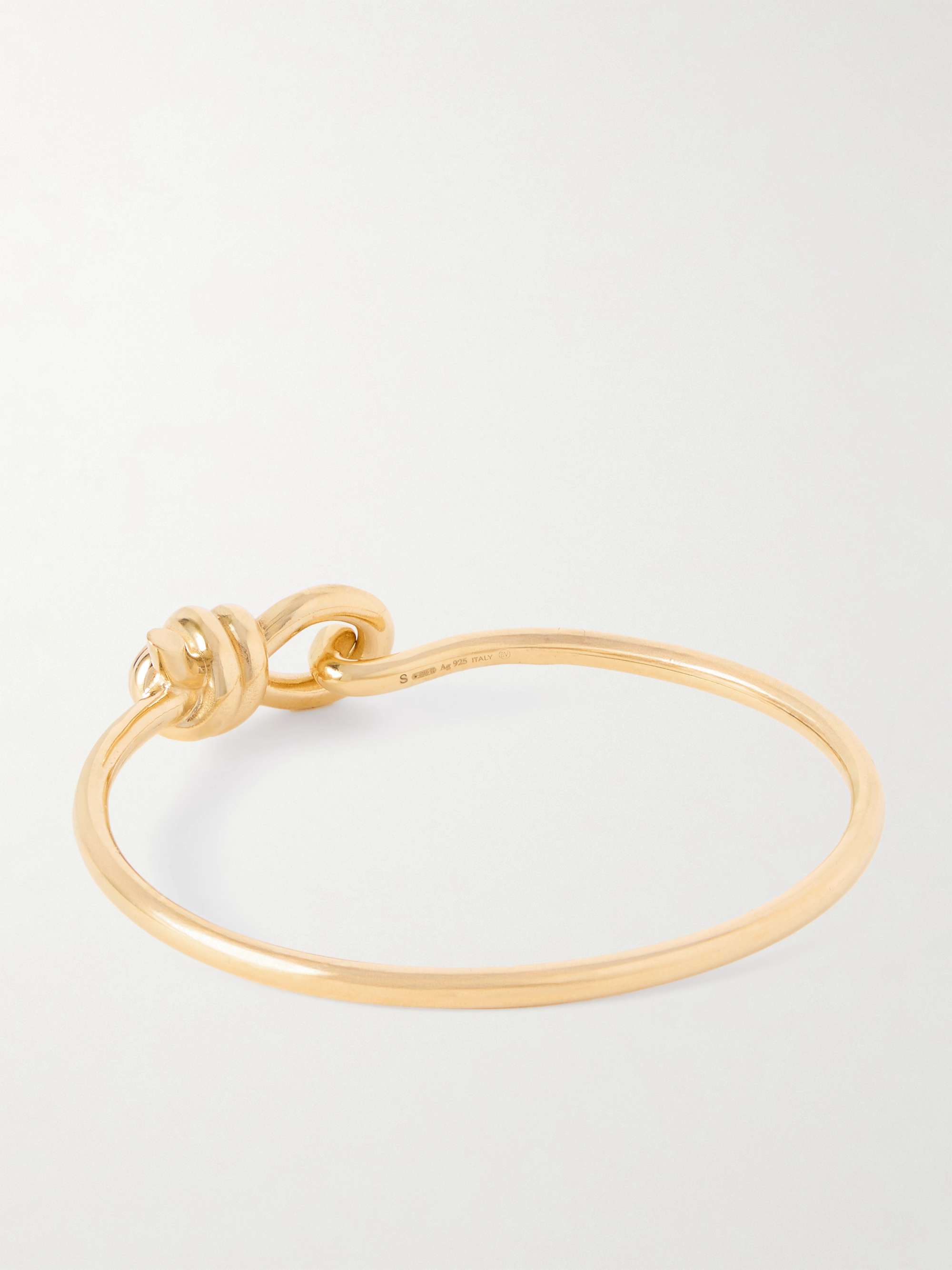 BOTTEGA VENETA Gold-plated silver bracelet | NET-A-PORTER BOTTEGA VENETA Gold-plated silver bracelet | NET-A-PORTER
