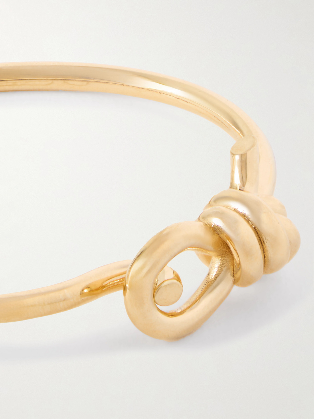 Bottega Veneta Gold-plated Silver Bracelet In Gold