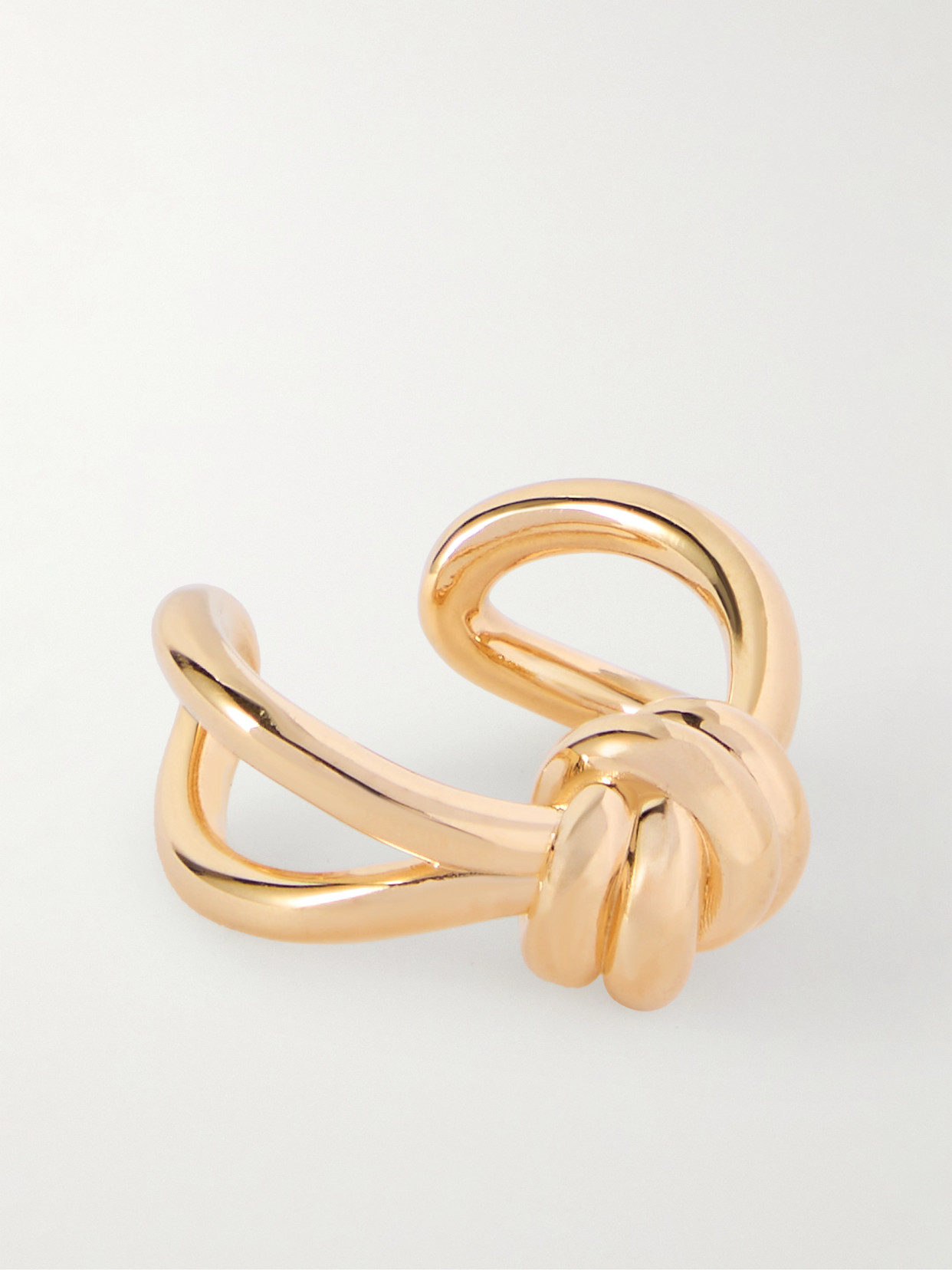 Bottega Veneta Gold-plated Silver Ring