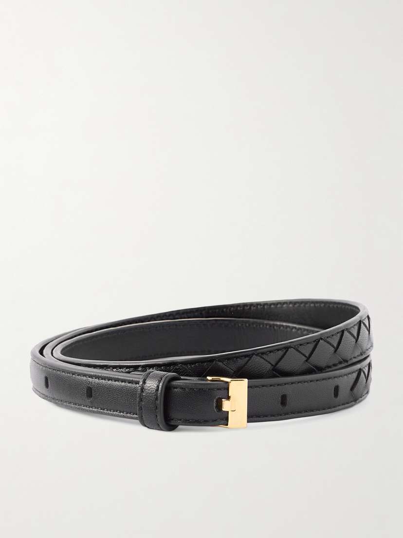 Bottega Veneta Intrecciato Leather Belt