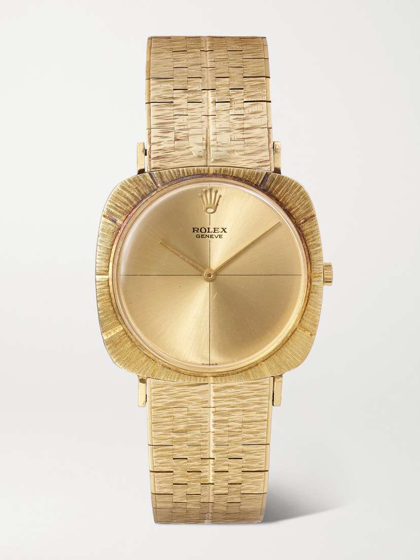 Stephanie Windsor + Rolex Vintage 1967 Hand-wound 32mm 18-karat Gold Watch