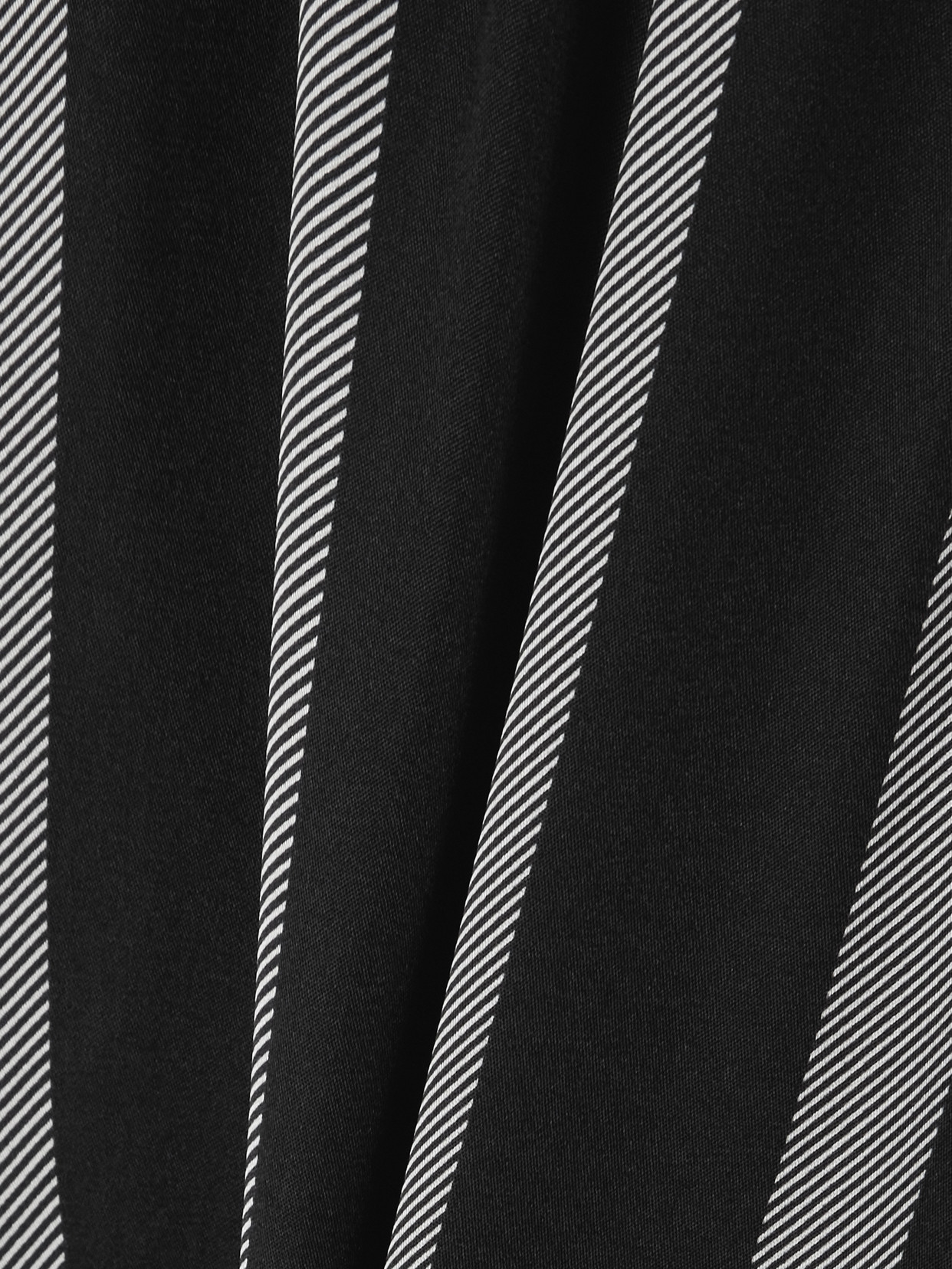 Anine Bing Soto Striped Silk-blend Twill Wide-leg Pants In Black