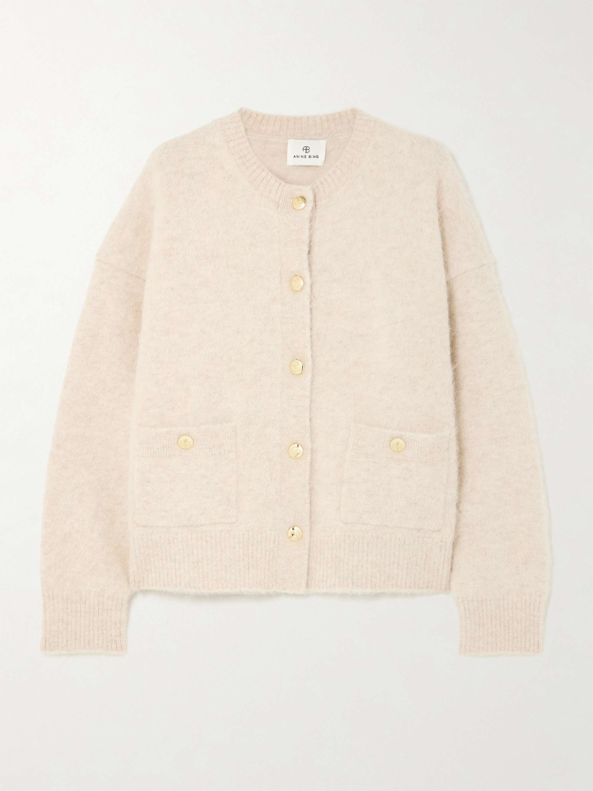 Anine Bing | Jackson Cardigan | Brown Cashmere