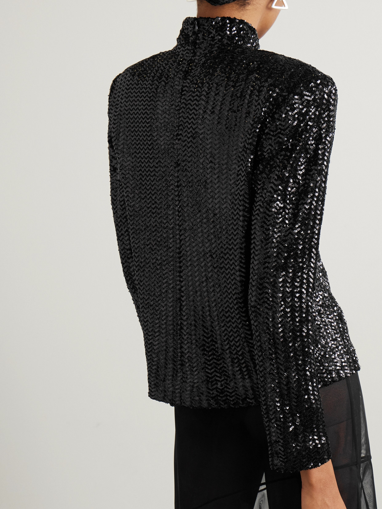 Anine Bing Josephine Top In Black