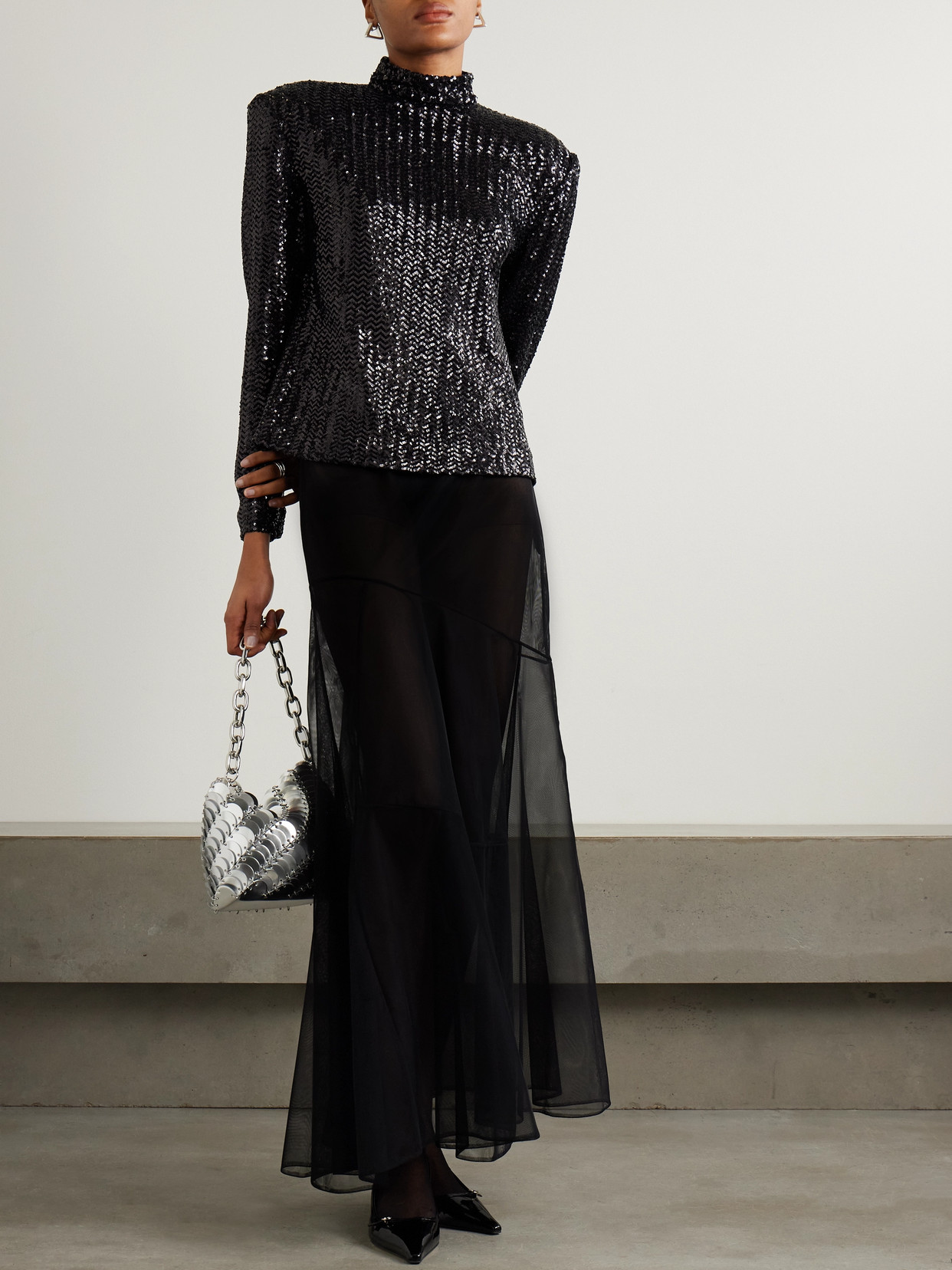 Anine Bing Josephine Top In Black