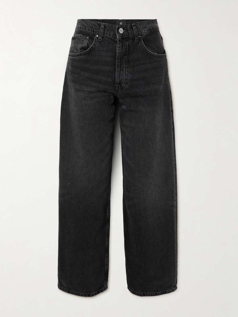 Anine Bing Manon High-rise Straight-leg Jeans