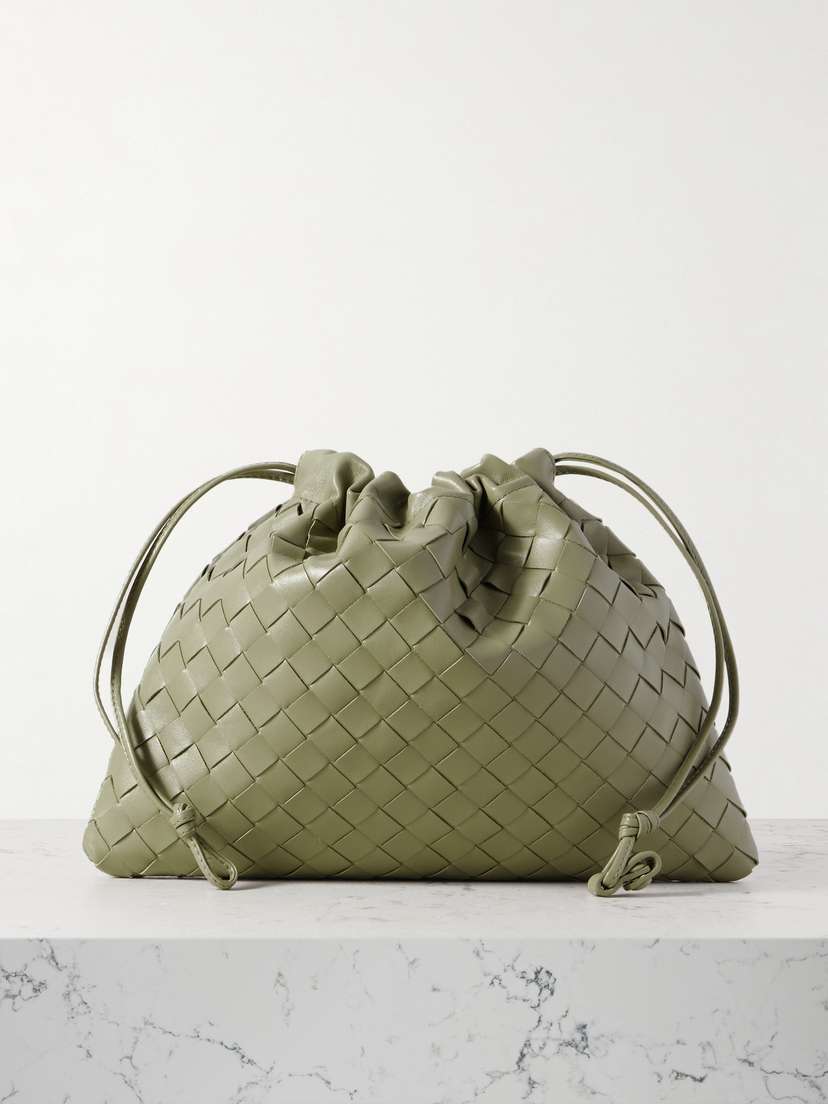 Bottega Veneta Intrecciato Leather Pouch