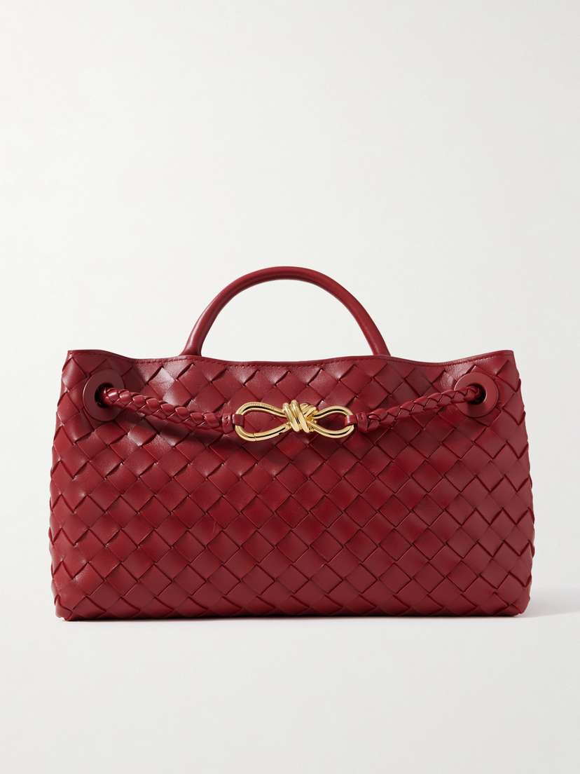 Bottega Veneta East/west Andiamo Small Intrecciato Leather Tote