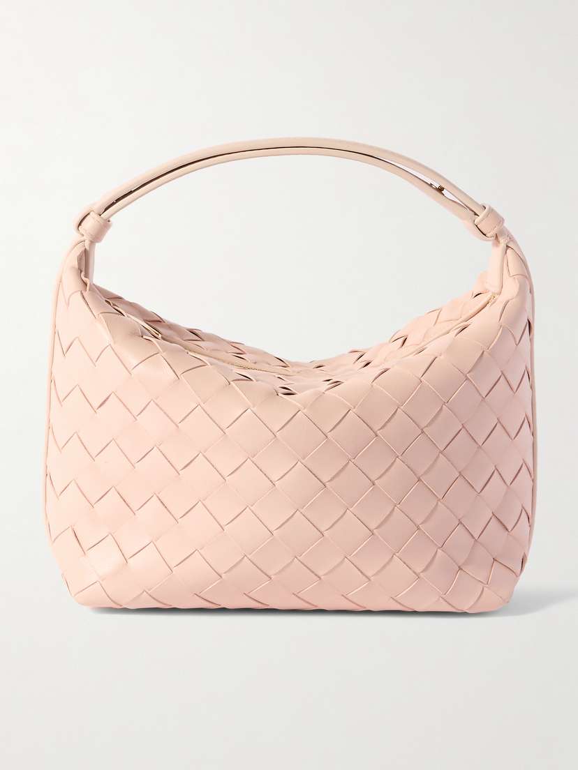 Bottega Veneta Wallace Mini Intrecciato Leather Shoulder Bag