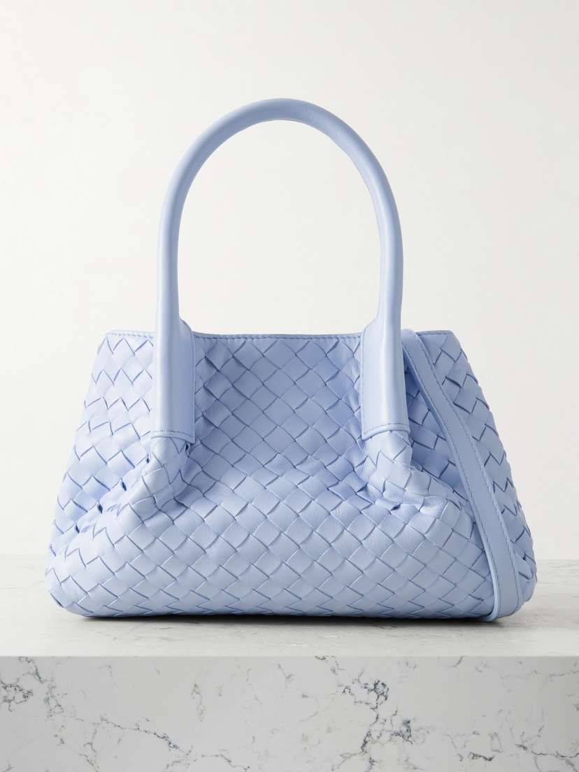 Bottega Veneta Pinacoteca Mini Intrecciato Leather Tote