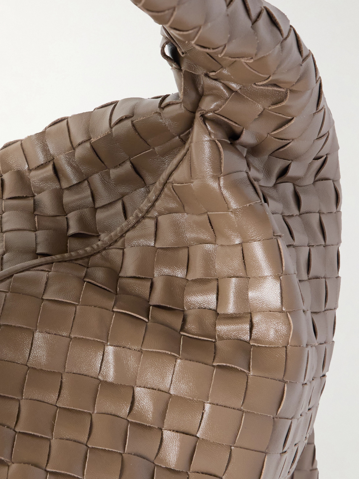 Hop Large Intrecciato Leather Tote