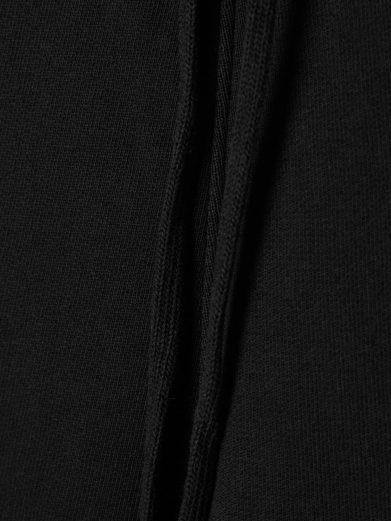 Nili Lotan Kiki Cropped Voile-trimmed Cotton-jersey Track Pants In Black