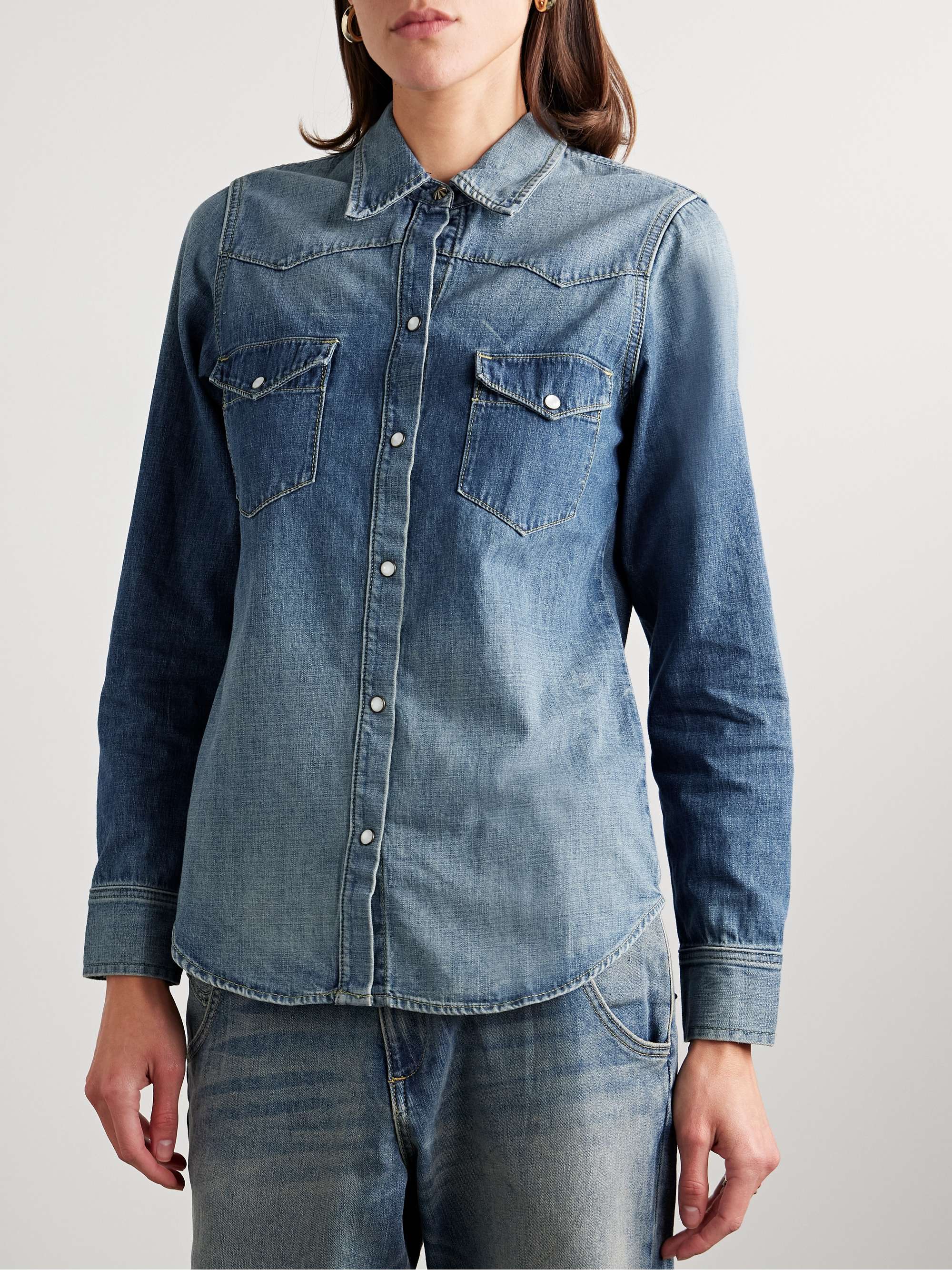 NILI LOTAN Travis denim shirt