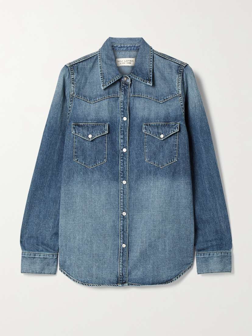 Nili Lotan Travis Denim Shirt