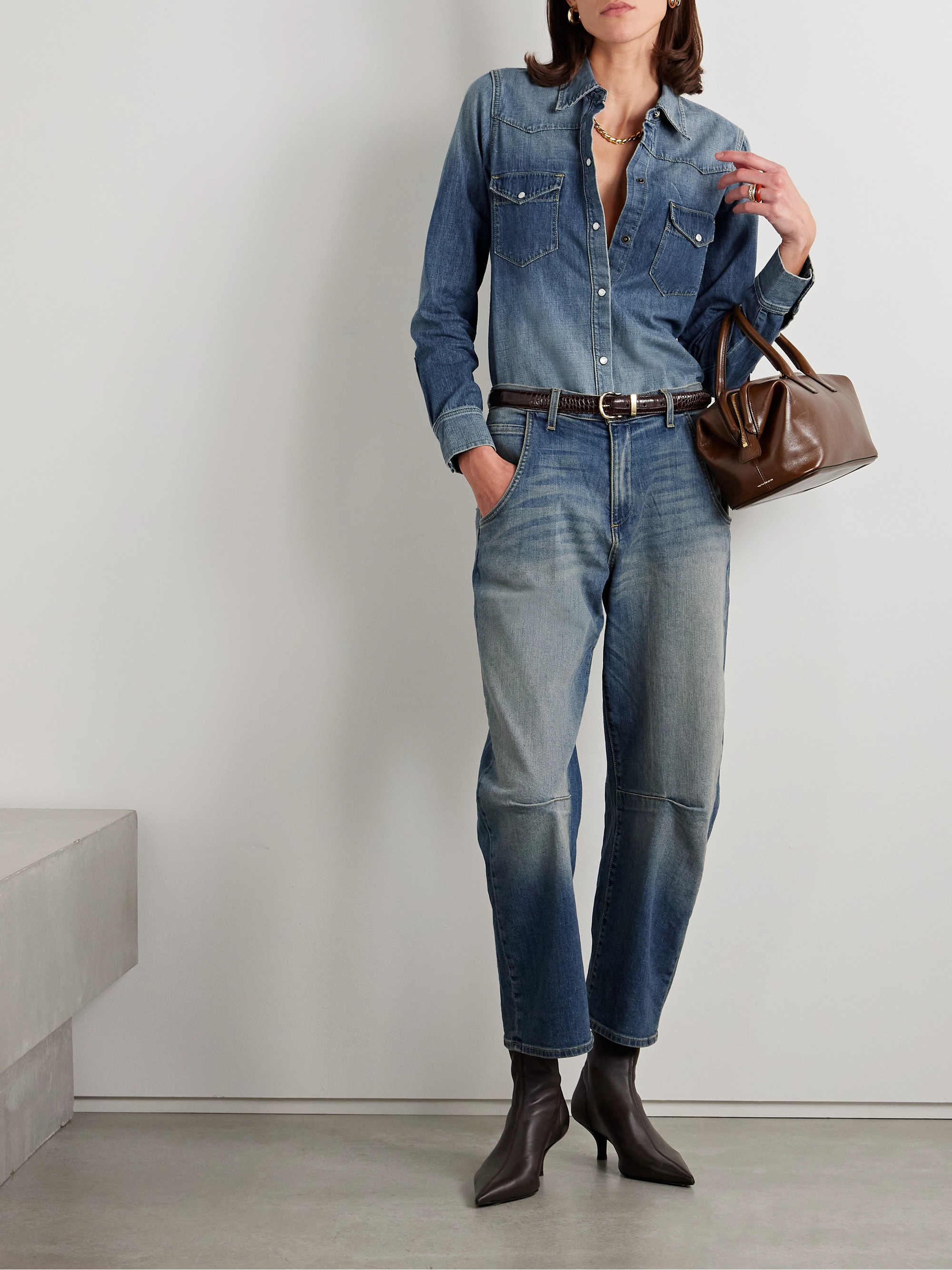 Nili Lotan Travis denim shirt thumbnail
