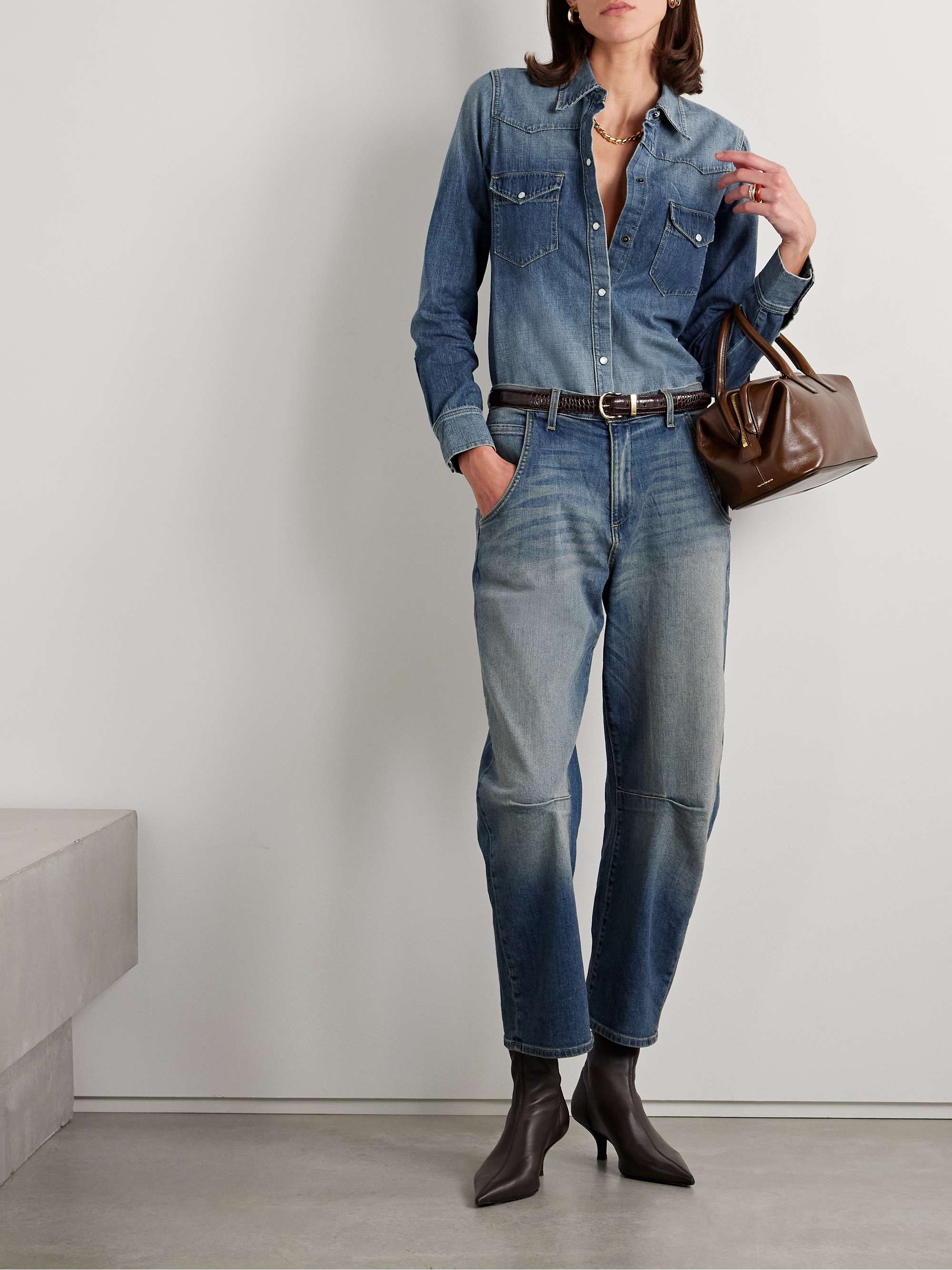 NILI LOTAN Travis denim shirt