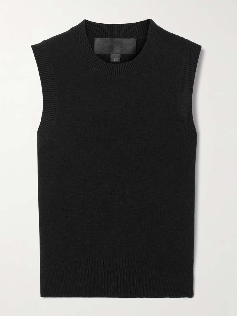 Nili Lotan May Cropped Cashmere Tank