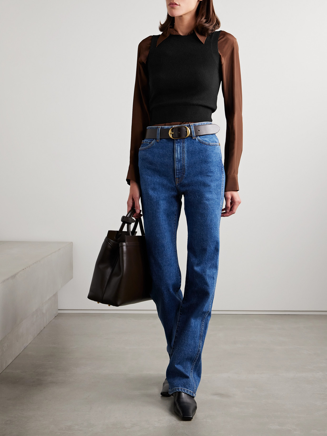 May Cropped Cashmere Tank