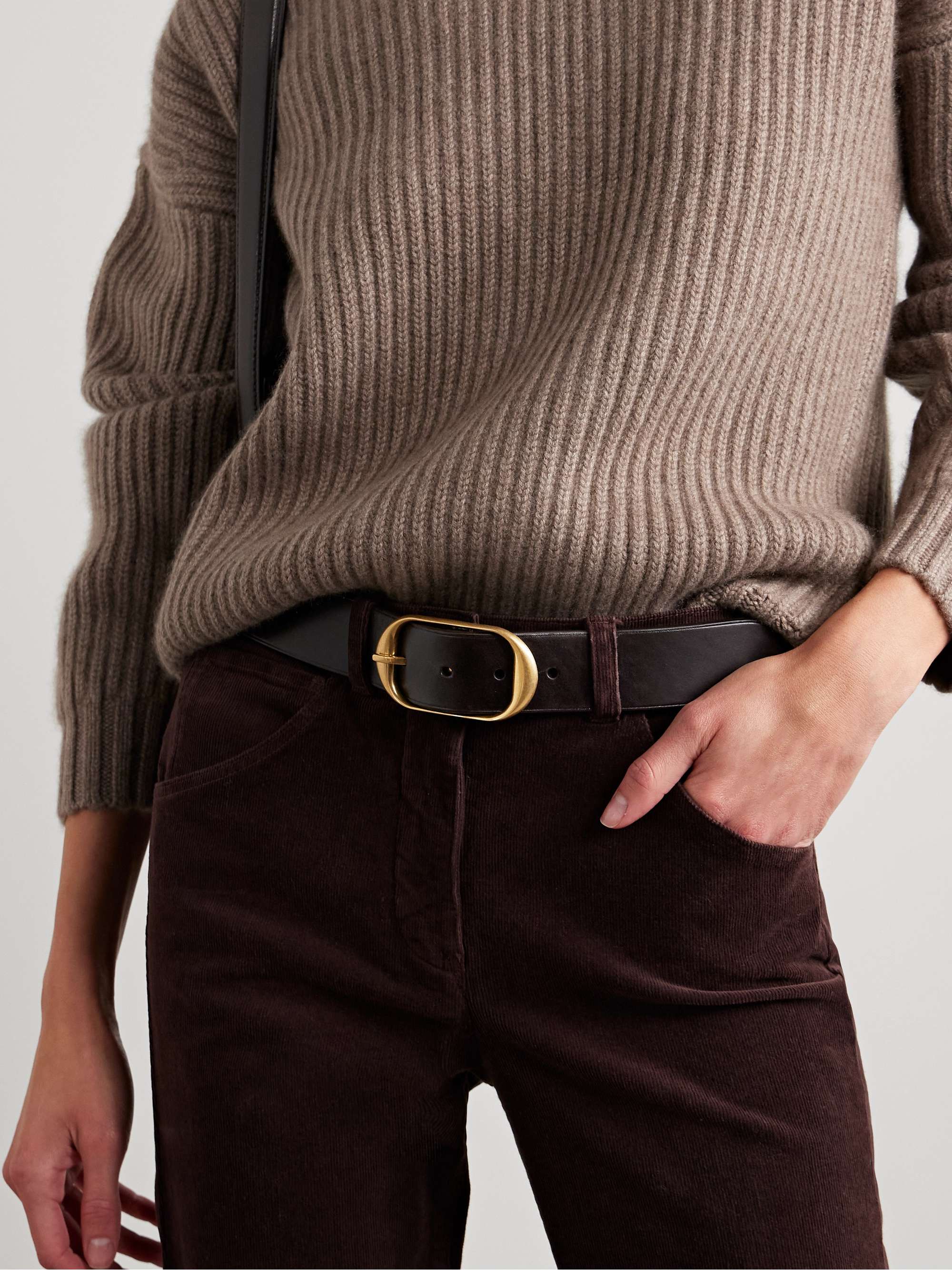 NILI LOTAN Nili leather belt