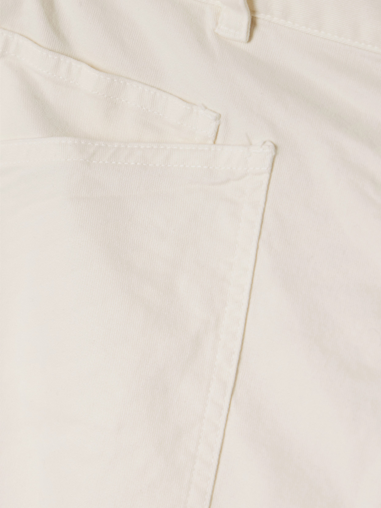 Nili Lotan Shon Cotton-blend Twill Barrel-leg Pants In Ivory