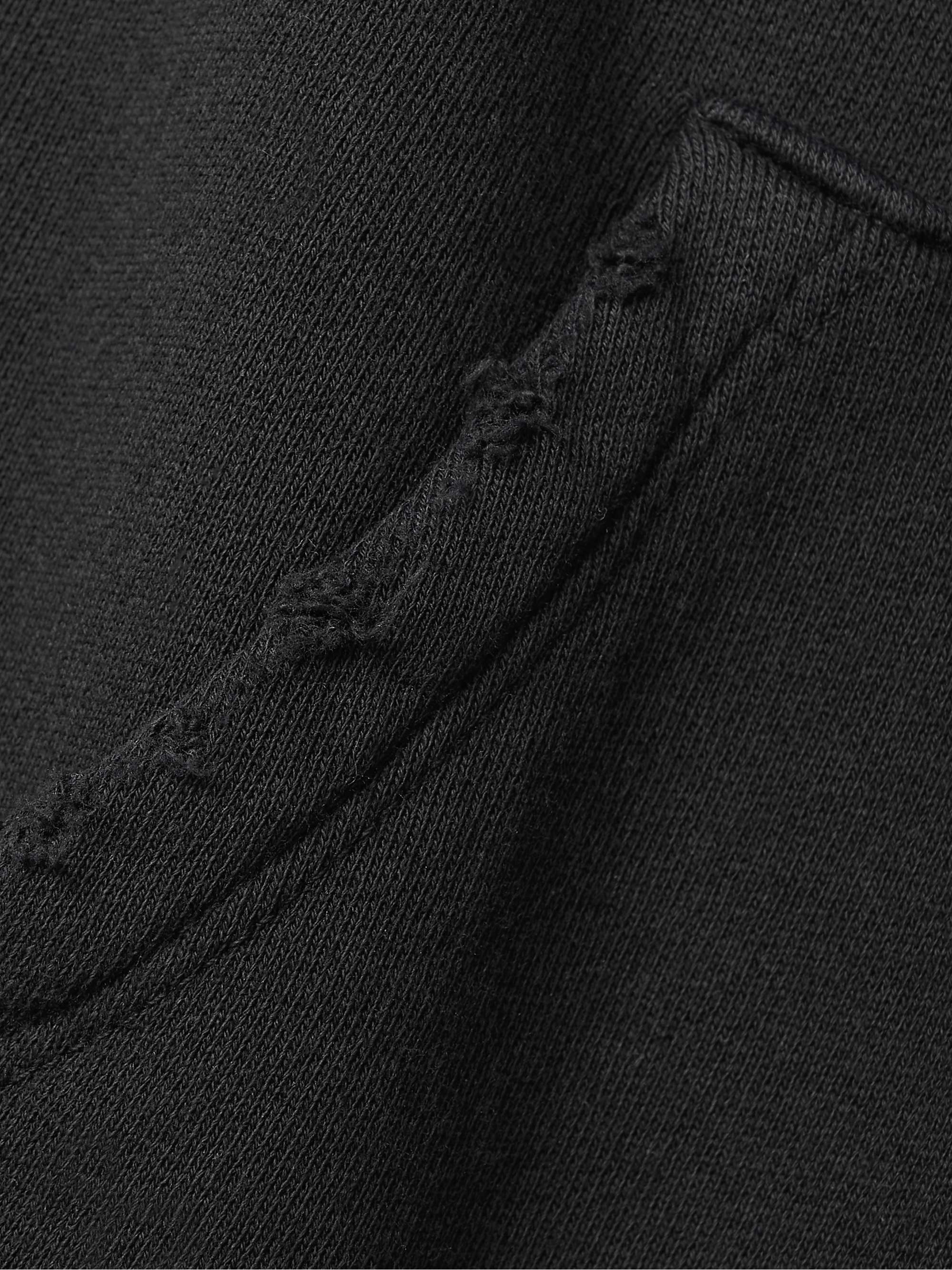 NILI LOTAN Janie distressed cotton-jersey hoodie | NET-A-PORTER NILI LOTAN Janie distressed cotton-jersey hoodie | NET-A-PORTER