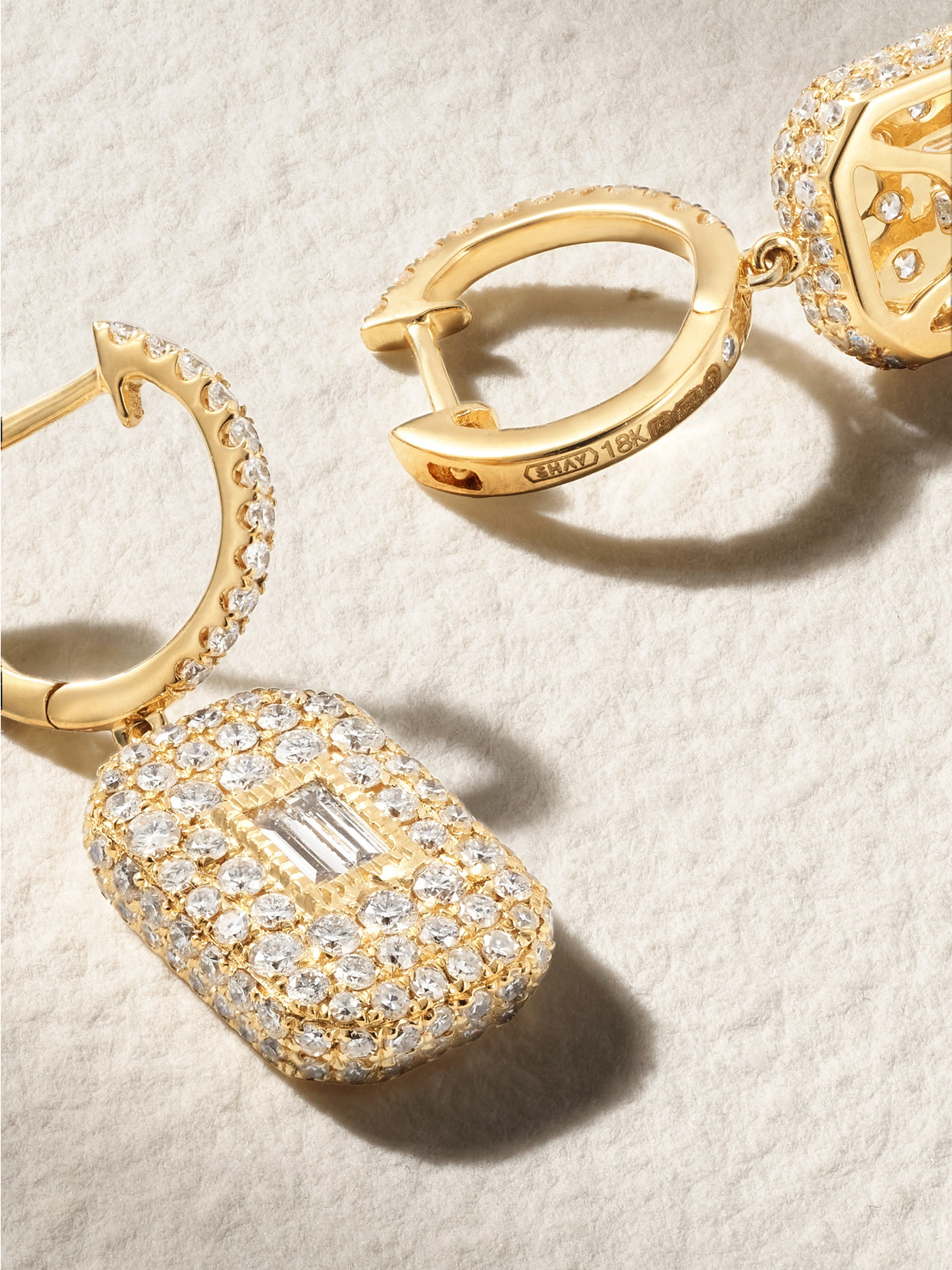 Shay 18-karat Gold Diamond Earrings In Gold
