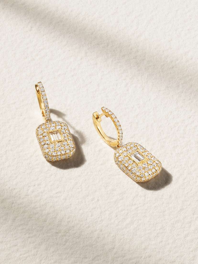 SHAY 18-karat Gold Diamond Earrings