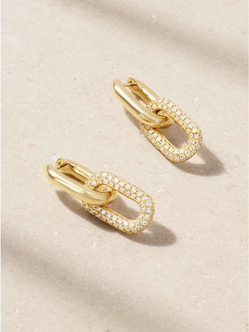 SHAY 18-karat Gold Diamond Earrings