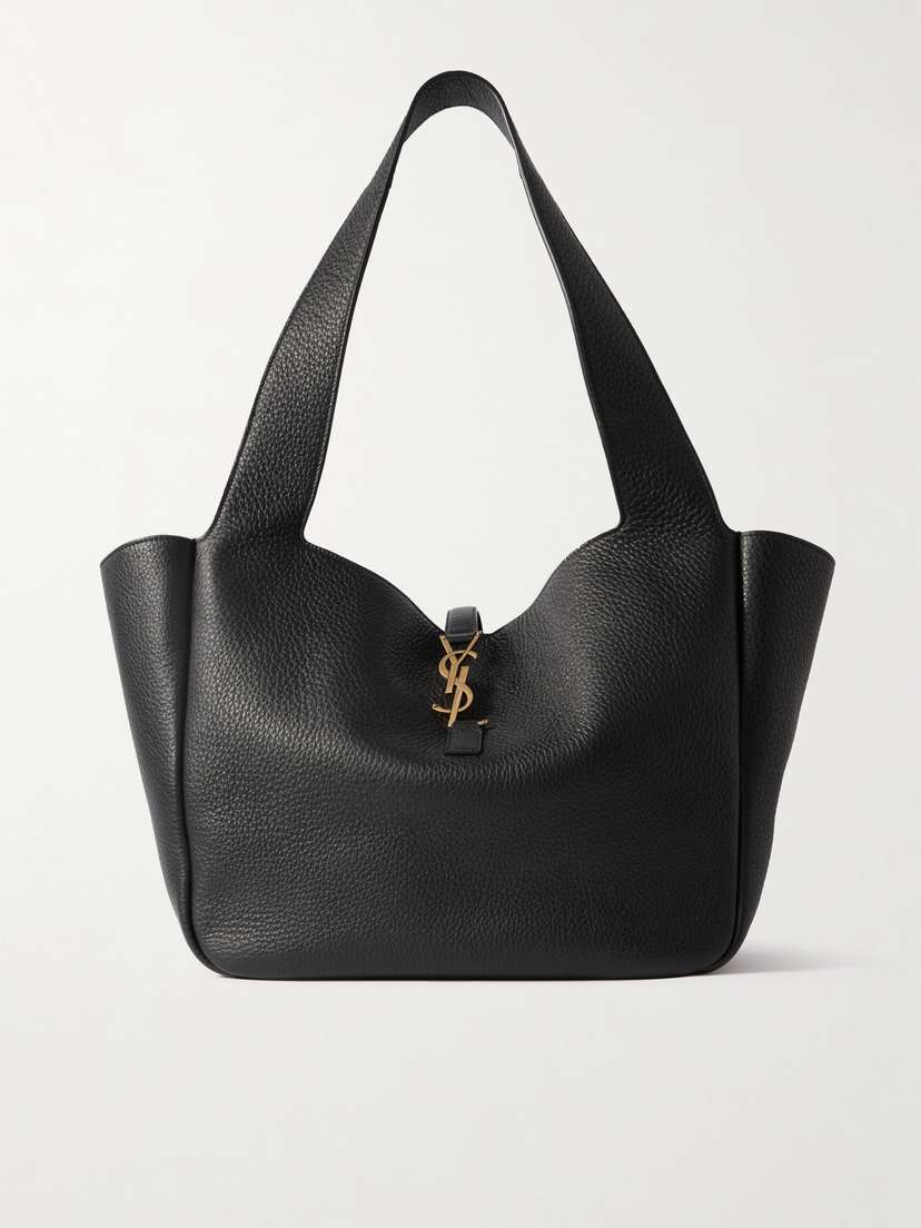 Saint Laurent Le 5 À 7 Bea Textured-leather Tote