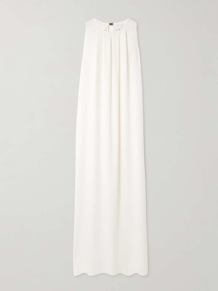 SASUPHI Atena Draped Cady Maxi Dress